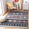 SAFAVIEH Area Rug 8x10 - Adirondack Collection - Large - Black & Ivory, Boho Tribal Design, Non-Shedding & Easy Cleaning, Ideal for Living Room, Bedroom, Office, Dining Space (ADR277Z) view 1