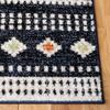 SAFAVIEH Area Rug 8x10 - Adirondack Collection - Large - Black & Ivory, Boho Tribal Design, Non-Shedding & Easy Cleaning, Ideal for Living Room, Bedroom, Office, Dining Space (ADR277Z) view 4