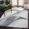 SAFAVIEH Area Rug 8x10 - Hollywood Collection - Large - Grey & Green, Mid-Century Modern Design, Non-Shedding & Easy Cleaning, Ideal for Living Room, Bedroom, Office, Dining Space (HLW716Y) view 1