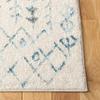 SAFAVIEH Area Rug 8x10 - Tulum Collection - Large - Ivory & Turquoise, Moroccan Boho Distressed Design, Non-Shedding & Easy to Clean, Ideal for Living Room, Bedroom, Dining Space (TUL262C) view 4