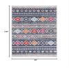 SAFAVIEH Area Rug 8x10 - Adirondack Collection - Large - Grey & Ivory, Boho Tribal Design, Non-Shedding & Easy Cleaning, Ideal for Living Room, Bedroom, Office, Dining Space (ADR277F) view 2