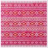 SAFAVIEH Area Rug 8x10 - Adirondack Collection - Large - Fuchsia & Ivory, Boho Tribal Design, Non-Shedding & Easy Cleaning, Ideal for Living Room, Bedroom, Office, Dining Space (ADR277R) view 3