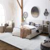 SAFAVIEH Area Rug 8x10 - Tulum Collection - Large - Ivory & Light Grey, Moroccan Boho Distressed Design, Non-Shedding & Easy to Clean, Ideal for Living Room, Bedroom, Dining Space (TUL229D) view 4