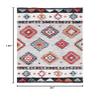 SAFAVIEH Area Rug 8x10 - Adirondack Collection - Large - Grey & Red, Boho Tribal Design, Non-Shedding & Easy Cleaning, Ideal for Living Room, Bedroom, Office, Dining Space (ADR245F) view 2