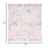 SAFAVIEH Area Rug 8x10 - Tulum Collection - Large - Ivory & Fuchsia, Moroccan Boho Distressed Design, Non-Shedding & Easy to Clean, Ideal for Living Room, Bedroom, Dining Space (TUL268E) view 2