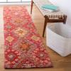 SAFAVIEH Aspen Collection Runner Rug - 2'3" x 9', Red & Gold, Handmade Moroccan Boho Wool, Ideal for High Traffic Areas in Living Room, Bedroom (APN529Q) view 1