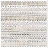 SAFAVIEH Area Rug 8x10 - Sedona Collection - Large - Ivory & Charcoal, Moroccan Boho Tribal Design, Non-Shedding & Easy Cleaning, Ideal for Living Room, Bedroom, Office, Dining Space (SED883B) view 3