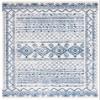 SAFAVIEH Area Rug 8x10 - Tulum Collection - Large - Ivory & Navy, Moroccan Boho Distressed Design, Non-Shedding & Easy to Clean, Ideal for Living Room, Bedroom, Dining Space (TUL268C) view 3