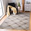 SAFAVIEH Washable Rug Outdoor Montage Collection - 3' x 5', Dark Grey & Grey, Non-Shedding & Easy to Clean, Ideal for Patio, Backyard, Mudroom (MTG341F) view 1