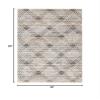 SAFAVIEH Washable Rug Outdoor Montage Collection - 3' x 5', Dark Grey & Grey, Non-Shedding & Easy to Clean, Ideal for Patio, Backyard, Mudroom (MTG341F) view 2