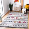SAFAVIEH Area Rug 8x10 - Adirondack Collection - Large - Light Grey & Black, Boho Tribal Design, Non-Shedding & Easy Cleaning, Ideal for Living Room, Bedroom, Office, Dining Space (ADR279F) view 1