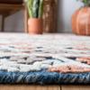 SAFAVIEH Aspen Collection Runner Rug - 2'3" x 9', Blue & Orange, Handmade Moroccan Boho Wool, Ideal for High Traffic Areas in Living Room, Bedroom (APN530M) view 4
