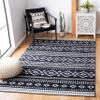 SAFAVIEH Area Rug 8x10 - Adirondack Collection - Large - Dark Grey & Ivory, Boho Tribal Design, Non-Shedding & Easy Cleaning, Ideal for Living Room, Bedroom, Office, Dining Space (ADR277H) view 1