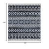 SAFAVIEH Area Rug 8x10 - Adirondack Collection - Large - Dark Grey & Ivory, Boho Tribal Design, Non-Shedding & Easy Cleaning, Ideal for Living Room, Bedroom, Office, Dining Space (ADR277H) view 2