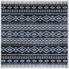 SAFAVIEH Area Rug 8x10 - Adirondack Collection - Large - Dark Grey & Ivory, Boho Tribal Design, Non-Shedding & Easy Cleaning, Ideal for Living Room, Bedroom, Office, Dining Space (ADR277H) view 3