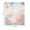 SAFAVIEH Area Rug 8x10 - Tulum Collection - Large - Ivory & Pink, Modern Abstract Design, Non-Shedding & Easy to Clean, Ideal for Living Room, Bedroom, Dining Space (TUL207A) view 2