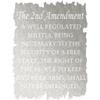 Badger Steel USA - The 2nd Amendment - Metal Wall Art - 20" X 26" - Hammered Silver view 4