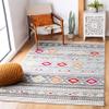 SAFAVIEH Area Rug 8x10 - Adirondack Collection - Large - Light Grey & Ivory, Boho Tribal Design, Non-Shedding & Easy Cleaning, Ideal for Living Room, Bedroom, Office, Dining Space (ADR276F) view 1