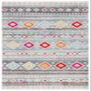 SAFAVIEH Area Rug 8x10 - Adirondack Collection - Large - Light Grey & Ivory, Boho Tribal Design, Non-Shedding & Easy Cleaning, Ideal for Living Room, Bedroom, Office, Dining Space (ADR276F) view 3