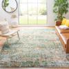 SAFAVIEH Area Rug 8x10 - Madison Collection - Large - Green & Turquoise, Modern Abstract Design, Non-Shedding & Easy Cleaning, Ideal for Living Room, Bedroom, Office, Dining Space (MAD460Y) view 1