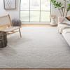 SAFAVIEH Area Rug 8x10 - Tulum Collection - Large - Ivory & Light Grey, Moroccan Boho Tribal Design, Non-Shedding & Easy to Clean, Ideal for Living Room, Bedroom, Dining Space (TUL272G) view 1