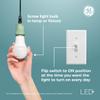 GE LED+ Timer BR30 LED Light Bulbs, Built-in Automatic Indoor Timer Light, 8W, Soft White (1 Pack) view 4