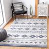 SAFAVIEH Area Rug 8x10 - Adirondack Collection - Large - Grey & Dark Grey, Boho Tribal Design, Non-Shedding & Easy Cleaning, Ideal for Living Room, Bedroom, Office, Dining Space (ADR278F) view 1