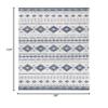SAFAVIEH Area Rug 8x10 - Adirondack Collection - Large - Grey & Dark Grey, Boho Tribal Design, Non-Shedding & Easy Cleaning, Ideal for Living Room, Bedroom, Office, Dining Space (ADR278F) view 2