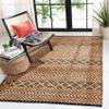 SAFAVIEH Kilim Collection Accent Rug - 3' x 5', Natural & Black, Handmade Boho Jute, Ideal for High Traffic Areas in Entryway, Living Room, Bedroom (KLM455A) view 1