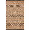 SAFAVIEH Kilim Collection Accent Rug - 3' x 5', Natural & Black, Handmade Boho Jute, Ideal for High Traffic Areas in Entryway, Living Room, Bedroom (KLM455A) view 2