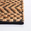 SAFAVIEH Kilim Collection Accent Rug - 3' x 5', Natural & Black, Handmade Boho Jute, Ideal for High Traffic Areas in Entryway, Living Room, Bedroom (KLM455A) view 3