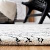 SAFAVIEH Aspen Collection Runner Rug - 2'3" x 9', Ivory & Black, Handmade Boho Wool, Ideal for High Traffic Areas in Living Room, Bedroom (APN821A) view 4