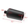 FixtureDisplays Black Beer Tap Handle Ferrule Hardware M6 to 3/8" - 16 Thread 1.1" Connector 15135-BLACK-FBA view 2