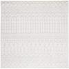 SAFAVIEH Area Rug 8x10 - Tulum Collection - Large - Ivory & Light Grey, Moroccan Boho Distressed Design, Non-Shedding & Easy to Clean, Ideal for Living Room, Bedroom, Dining Space (TUL270D) view 3