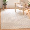 SAFAVIEH Area Rug 8x10 - Tulum Collection - Large - Ivory & Light Grey, Moroccan Boho Distressed Design, Non-Shedding & Easy to Clean, Ideal for Living Room, Bedroom, Dining Space (TUL270D) view 4