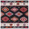 SAFAVIEH Area Rug 8x10 - Adirondack Collection - Large - Black & Red, Boho Tribal Design, Non-Shedding & Easy Cleaning, Ideal for Living Room, Bedroom, Office, Dining Space (ADR245Z) view 3