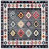 SAFAVIEH Area Rug 8x10 - Adirondack Collection - Large - Grey & Ivory, Boho Tribal Design, Non-Shedding & Easy Cleaning, Ideal for Living Room, Bedroom, Office, Dining Space (ADR270F) view 3