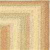 SAFAVIEH Washable Rug Outdoor Braided Collection - 5' Square, Rust & Multi, Handmade & Reversible, Non-Shedding & Easy to Clean, Ideal for Patio, Backyard, Mudroom (BRD303A) view 3