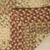 SAFAVIEH Washable Rug Outdoor Braided Collection - 5' Square, Rust & Multi, Handmade & Reversible, Non-Shedding & Easy to Clean, Ideal for Patio, Backyard, Mudroom (BRD303A) view 4