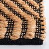 SAFAVIEH Kilim Collection Accent Rug - 3' x 5', Natural & Black, Handmade Boho Jute, Ideal for High Traffic Areas in Entryway, Living Room, Bedroom (KLM456A) view 4