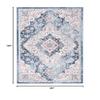 SAFAVIEH Area Rug 8x10 - Phoenix Collection - Large - Ivory & Blue, Boho Chic Oriental Medallion Design, Non-Shedding & Easy Cleaning, Ideal for Living Room, Bedroom, Office, Dining Space (PHX293B) view 2