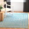 SAFAVIEH Area Rug 8x10 - Tulum Collection - Large - Turquoise & Ivory, Moroccan Boho Distressed Design, Non-Shedding & Easy to Clean, Ideal for Living Room, Bedroom, Dining Space (TUL268K) view 4