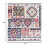 SAFAVIEH Area Rug 8x10 - Adirondack Collection - Large - Aqua & Fuchsia, Boho Design, Non-Shedding & Easy Cleaning, Ideal for Living Room, Bedroom, Office, Dining Space (ADR224J) view 2
