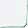 Carpets for Kids 35754 KIDSoft Subtle Stripes Tonal Solid Rug 4ft x 6ft Rectangle Green view 3