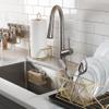 Kitchen Details Geode Paper Towel Holder | Countertop | Free Standing | Holds 1 Large Roll | Rust Resistant | Decorative | Satin Gold view 4