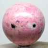 55mm 310g Rich Pink Rhodochrosite Sphere Polished Sparkling Natural Gemstone Crystal Mineral Collectible Ball - Peru + Stand view 2