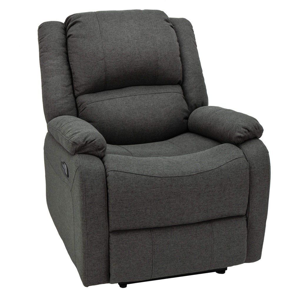RecPro Charles Collection | 30" Zero Wall Wall Hugger Recliner | Slideout RV Living Room Chair | Cloth (Fossil, 1 Chair)
