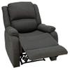 RecPro Charles Collection | 30" Zero Wall Wall Hugger Recliner | Slideout RV Living Room Chair | Cloth (Fossil, 1 Chair) view 3
