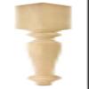 Highland Manor Wood Products Irish Farmhouse Dining Table Leg - 29" Tall x 3 1/2" Wide - Unfinished Wooden Leg for Kitchen Dining Tables, Classic Home Decor, or Desks (Cherry) (1 Leg) view 1