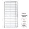 Alera ALEGR363618SR 36 in. W x 18 in. D x 75 in. H 30 Garments Wire Shelving Garment Rack - Silver view 3